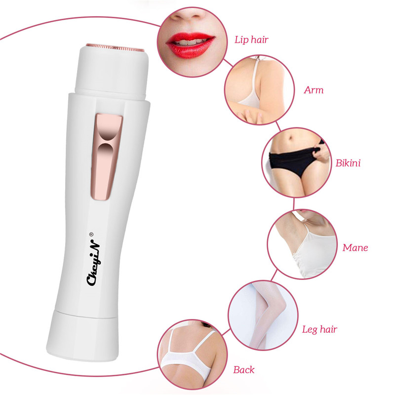 Electric Hair Removal USB Rechargeable Painless Epilator for Body Groomer Cordless Shaver