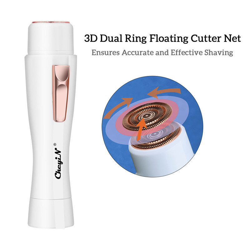 Electric Hair Removal USB Rechargeable Painless Epilator for Body Groomer Cordless Shaver