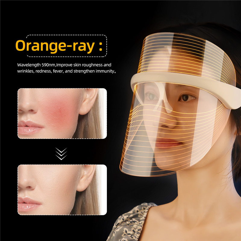 Wireless Face Mask LED Light Therapy Beauty Instrument Facial SPA Skin Rejuvenation Moisturizing