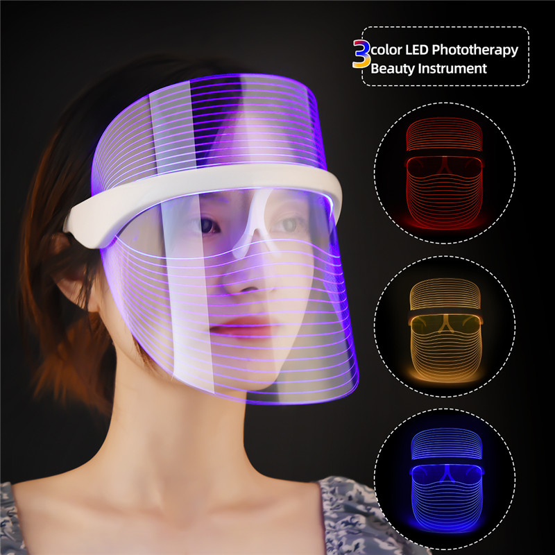 Wireless Face Mask LED Light Therapy Beauty Instrument Facial SPA Skin Rejuvenation Moisturizing
