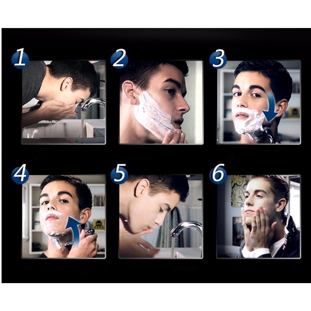4pcs/lot Excellent Shaving 5 Layers Razor Blades Compatible For Men Face Care or Mache