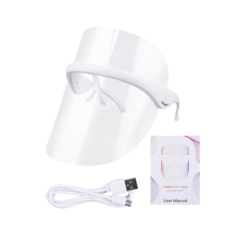 7color LED Light Therapy Face Mask Beauty Instrument Facial SPA Wrinkle Removal Skin Rejuvenation