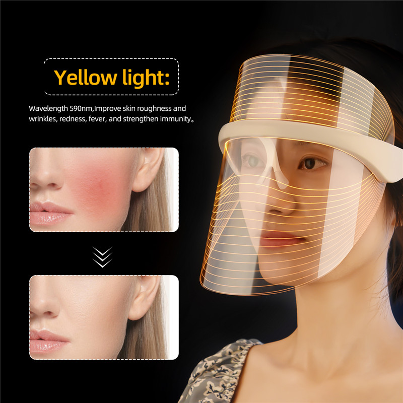 7color LED Light Therapy Face Mask Beauty Instrument Facial SPA Wrinkle Removal Skin Rejuvenation