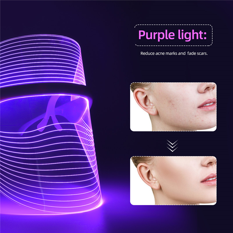 7color LED Light Therapy Face Mask Beauty Instrument Facial SPA Wrinkle Removal Skin Rejuvenation