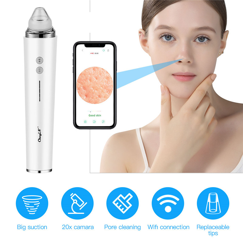 6 In 1 Blackhead Remover Kit WiFi Connection Professional Vacuum Beauty Machine