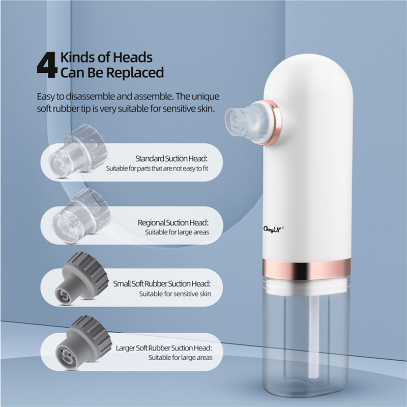 Electric Small Bubble Blackhead Remover USB Rechargeable Water Circulation Pore Acne Removal