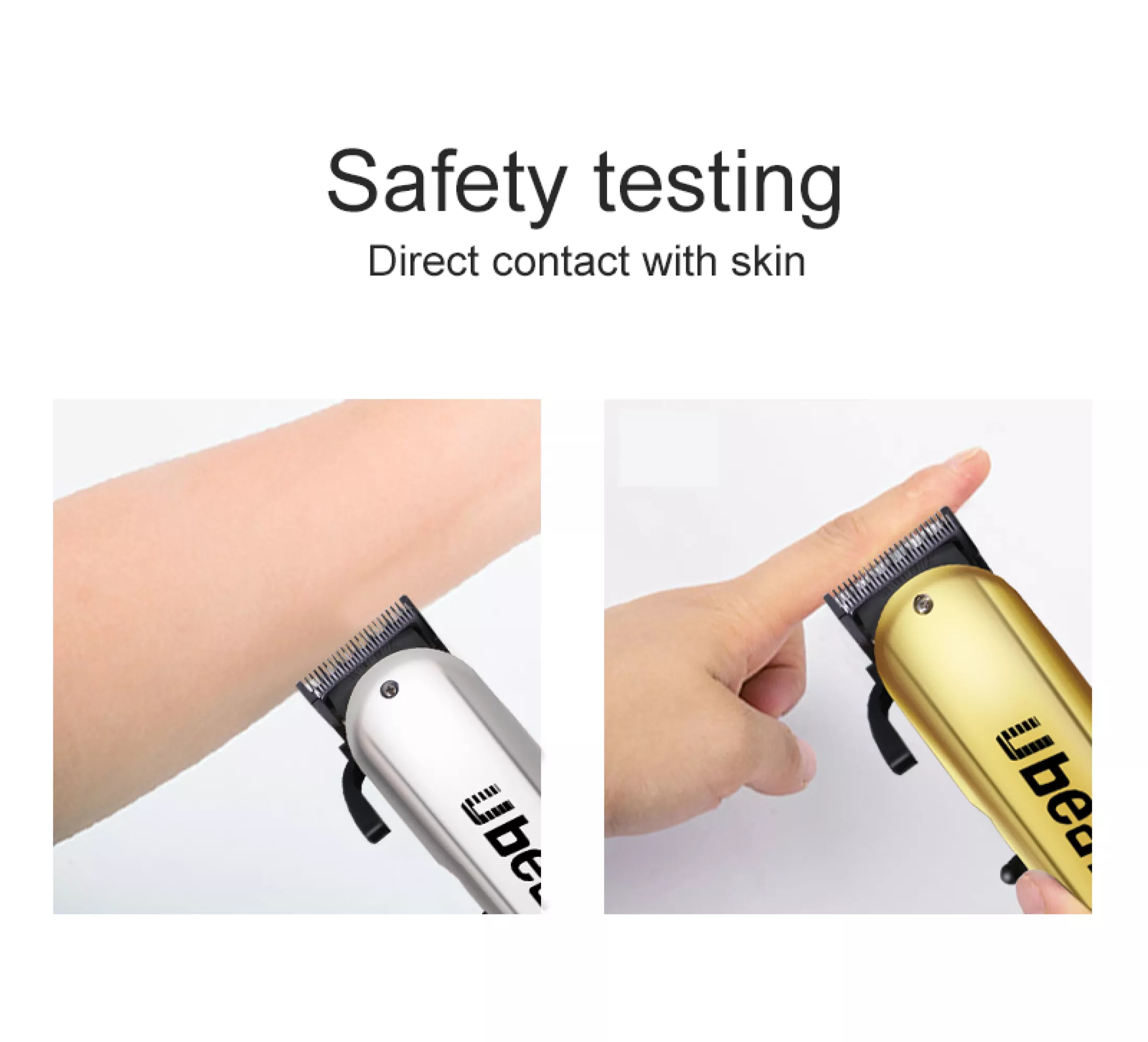 Hair Trimmer Rechargeable Electric Hair Clipper Men's Cordless Haircut Adjustable steel Blade