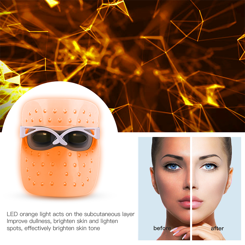 48 LED Light Photon Therapy Facial Mask Skin Rejuvenation Therapy Wrinkle Acne Beauty Skin Tool