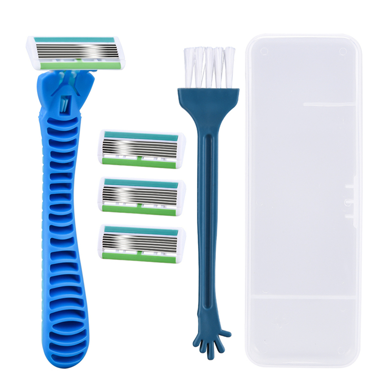 6-layer Manual Shaver Ladies Hair Removal Skin-tight and Flexible Blade Clean and Smooth