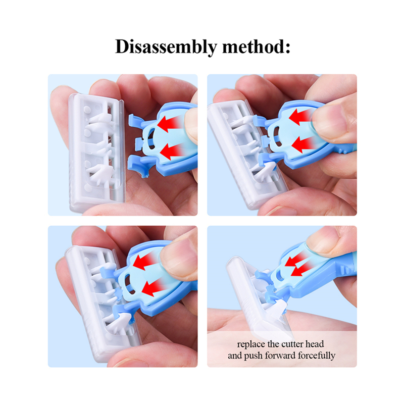 6-layer Manual Shaver Ladies Hair Removal Skin-tight and Flexible Blade Clean and Smooth