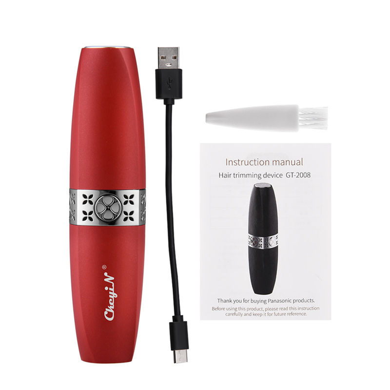 Mini Lipstick Epilator Portable Electric Hair Removal Device for Body Use USB Rechargeable