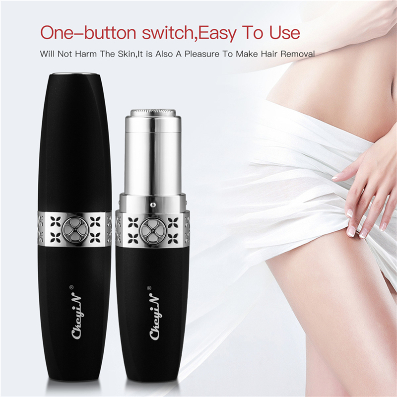 Mini Lipstick Epilator Portable Electric Hair Removal Device for Body Use USB Rechargeable
