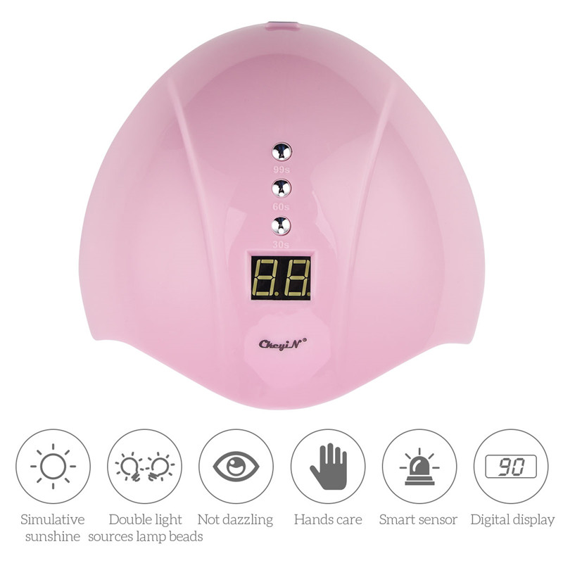 UV LED Nail Lamp  Smart Sensor 36W Nail Dryer with 3 Timer Settings for Fingernail Toenail Polishes