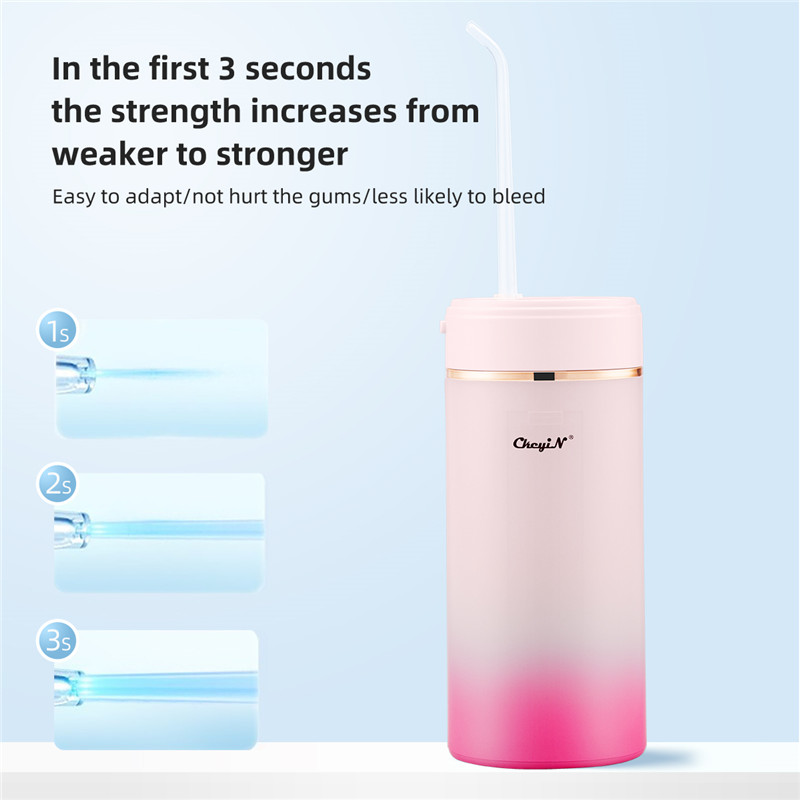 Portable Dental Flusher High-frequency Pulse Oral Irrigator Professional Water Pick Water Flosser