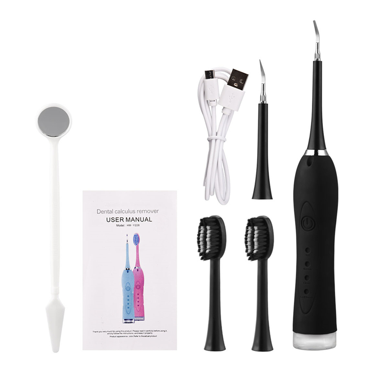 High-Frequency Vibration Toothbrush Electric Calculus Remover Teeth Whitening Stains Tartar Tool