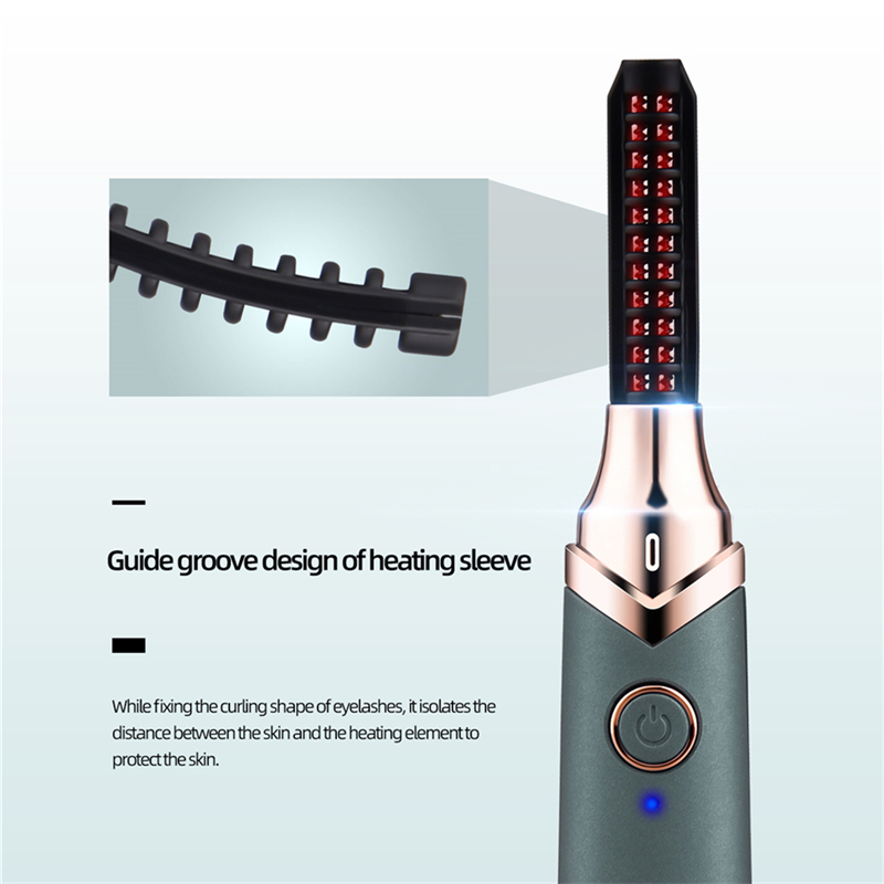 Rechargeable Electric Eyelash Curler Heated Eye Lashes Instrument