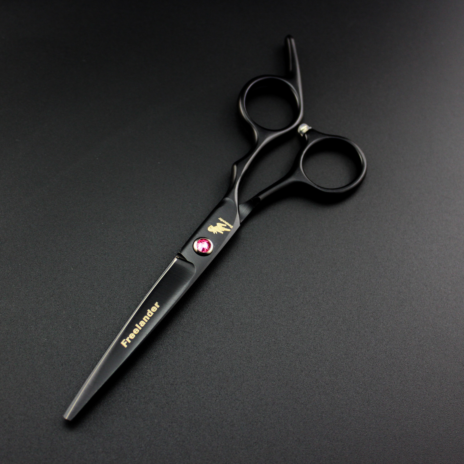 6.0 inch Black Professional Hairdressers Hair Scissors Barber Big Cutting Scissors Thinning Shears