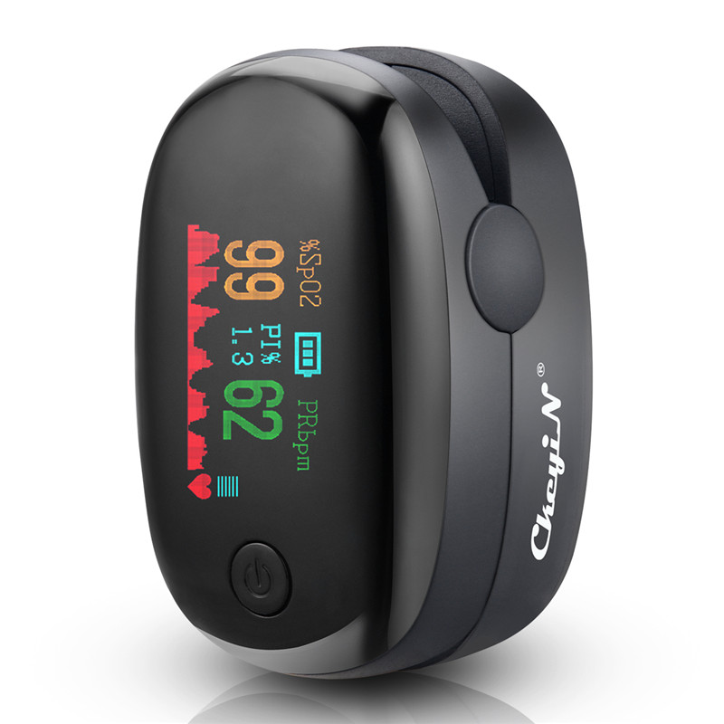 TFT Medical Fingertip Pulse Oximeter Blood Oxygen Saturation Pulse Oximeter for Home Family Use