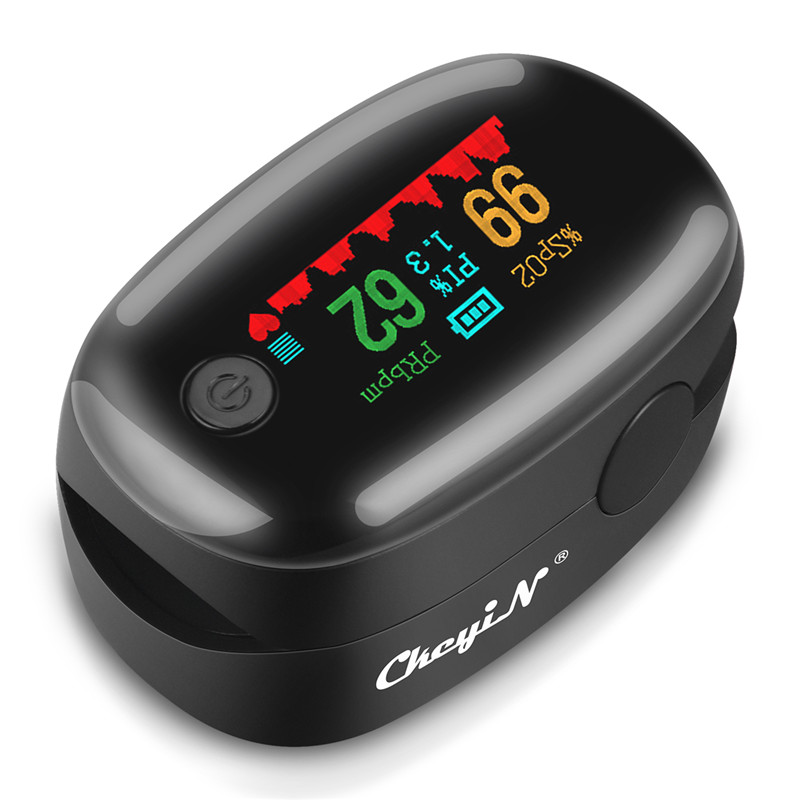 TFT Medical Fingertip Pulse Oximeter Blood Oxygen Saturation Pulse Oximeter for Home Family Use