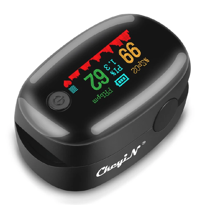 TFT Medical Fingertip Pulse Oximeter Blood Oxygen Saturation Pulse Oximeter for Home Family Use