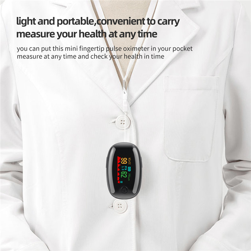 TFT Medical Fingertip Pulse Oximeter Blood Oxygen Saturation Pulse Oximeter for Home Family Use