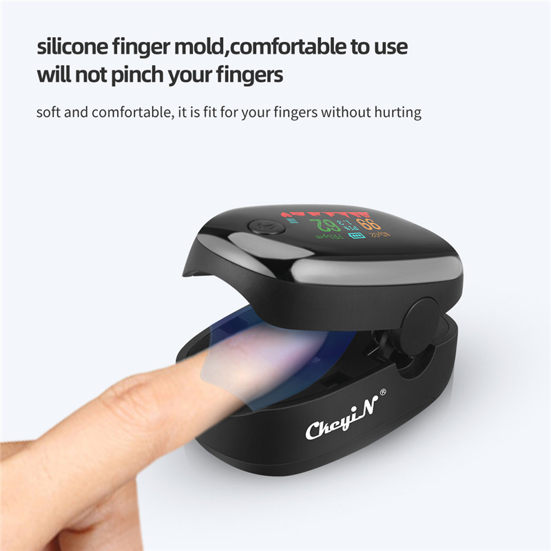 TFT Medical Fingertip Pulse Oximeter Blood Oxygen Saturation Pulse Oximeter for Home Family Use