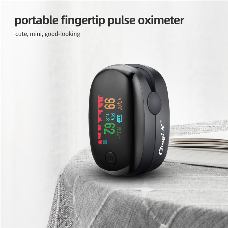 TFT Medical Fingertip Pulse Oximeter Blood Oxygen Saturation Pulse Oximeter for Home Family Use
