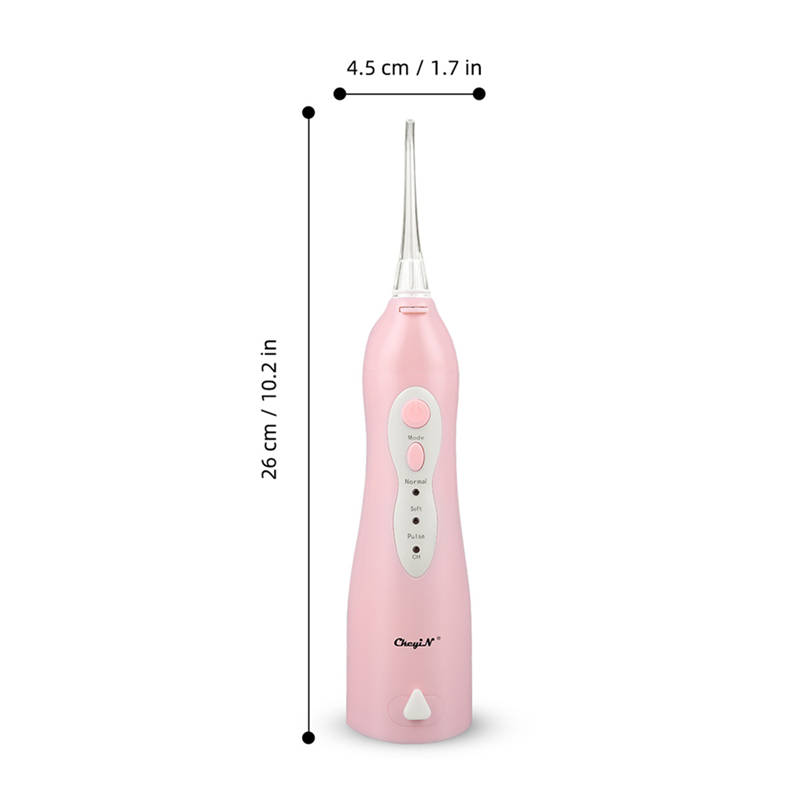 4 in 1 Water Flosser Cordless Portable Dental Oral Irrigator Rechargeable Teeth Cleaner