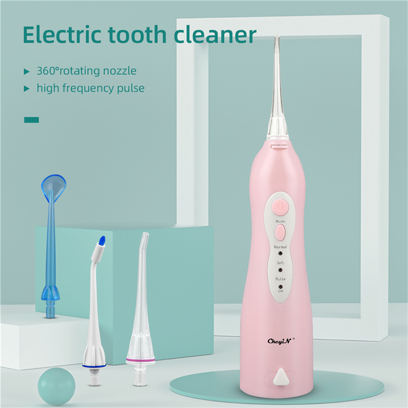 4 in 1 Water Flosser Cordless Portable Dental Oral Irrigator Rechargeable Teeth Cleaner