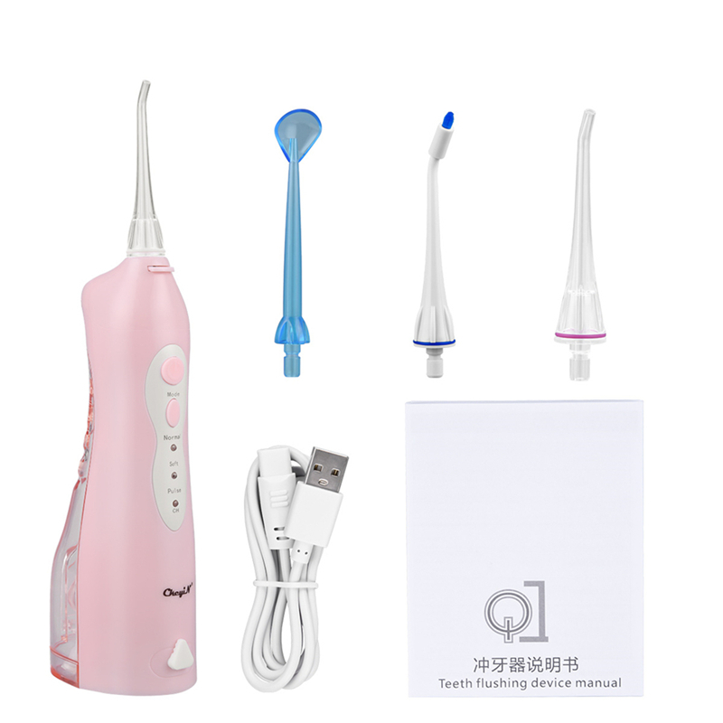 4 in 1 Water Flosser Cordless Portable Dental Oral Irrigator Rechargeable Teeth Cleaner