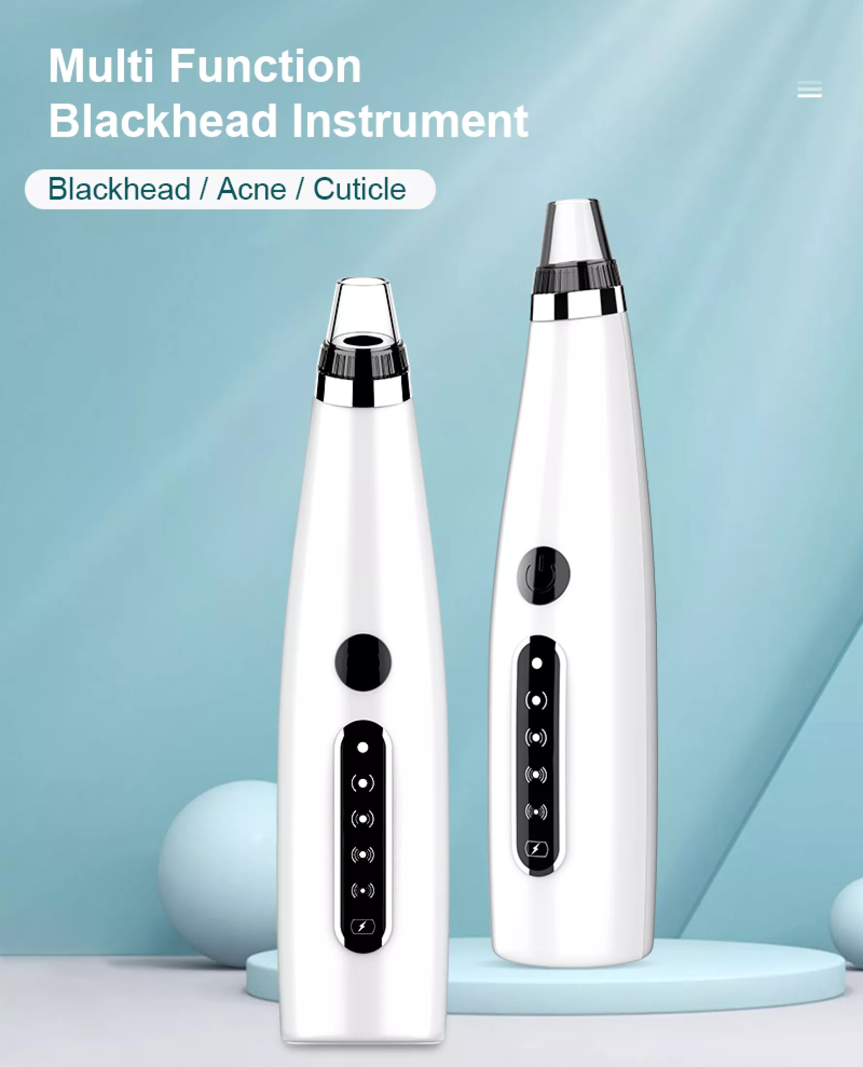 6 Suctions Electric Blackhead Remover Vacuum Pore Nose Vacuum Suction Deep Facial Cleanser Acne Extractor Pores Deeply Cleaning Tool Beauty Device