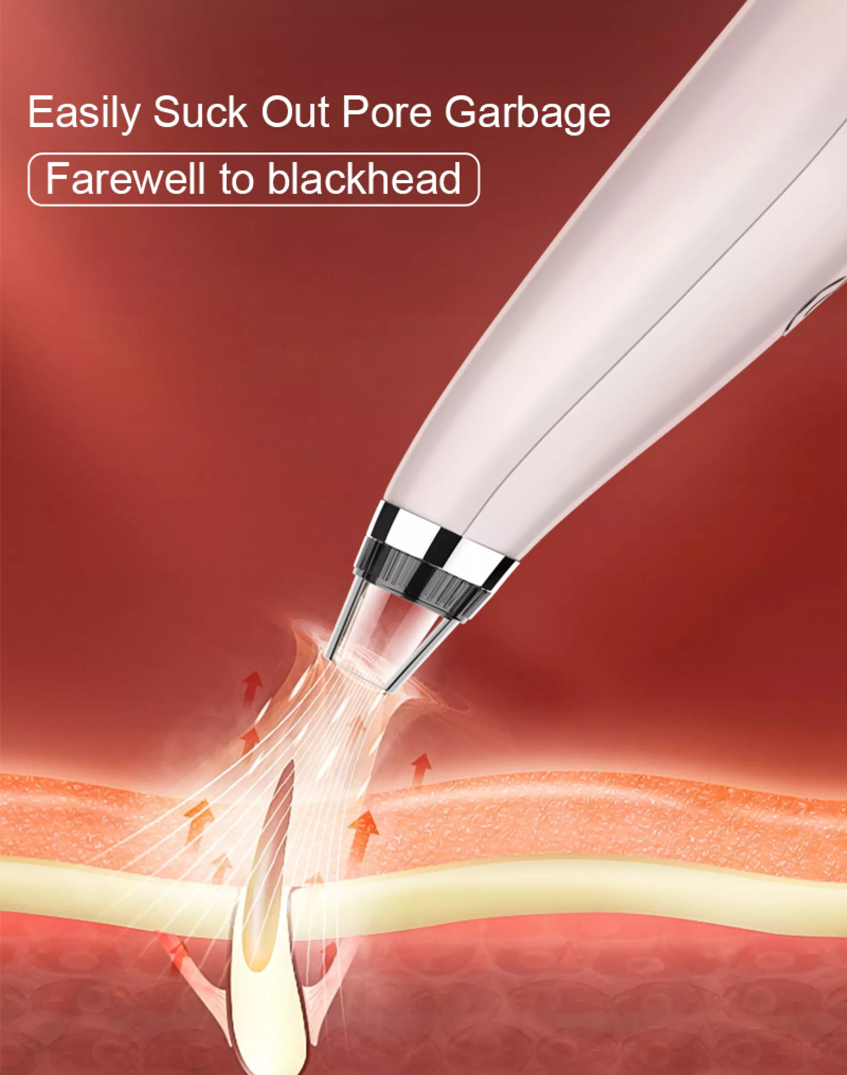 6 Suctions Electric Blackhead Remover Vacuum Pore Nose Vacuum Suction Deep Facial Cleanser Acne Extractor Pores Deeply Cleaning Tool Beauty Device