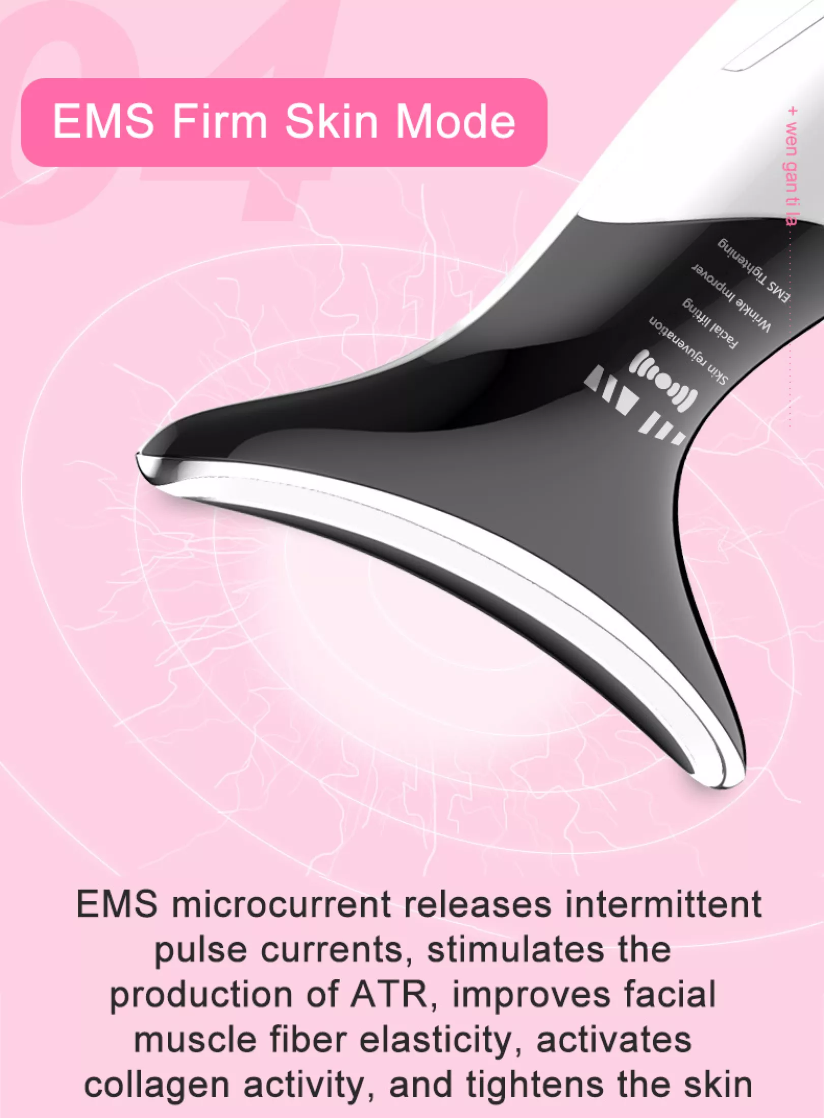 Double Chin Lifting Firming Remover Face Neck Massager V Face Lift Machine RF Facial Machine Beauty Device