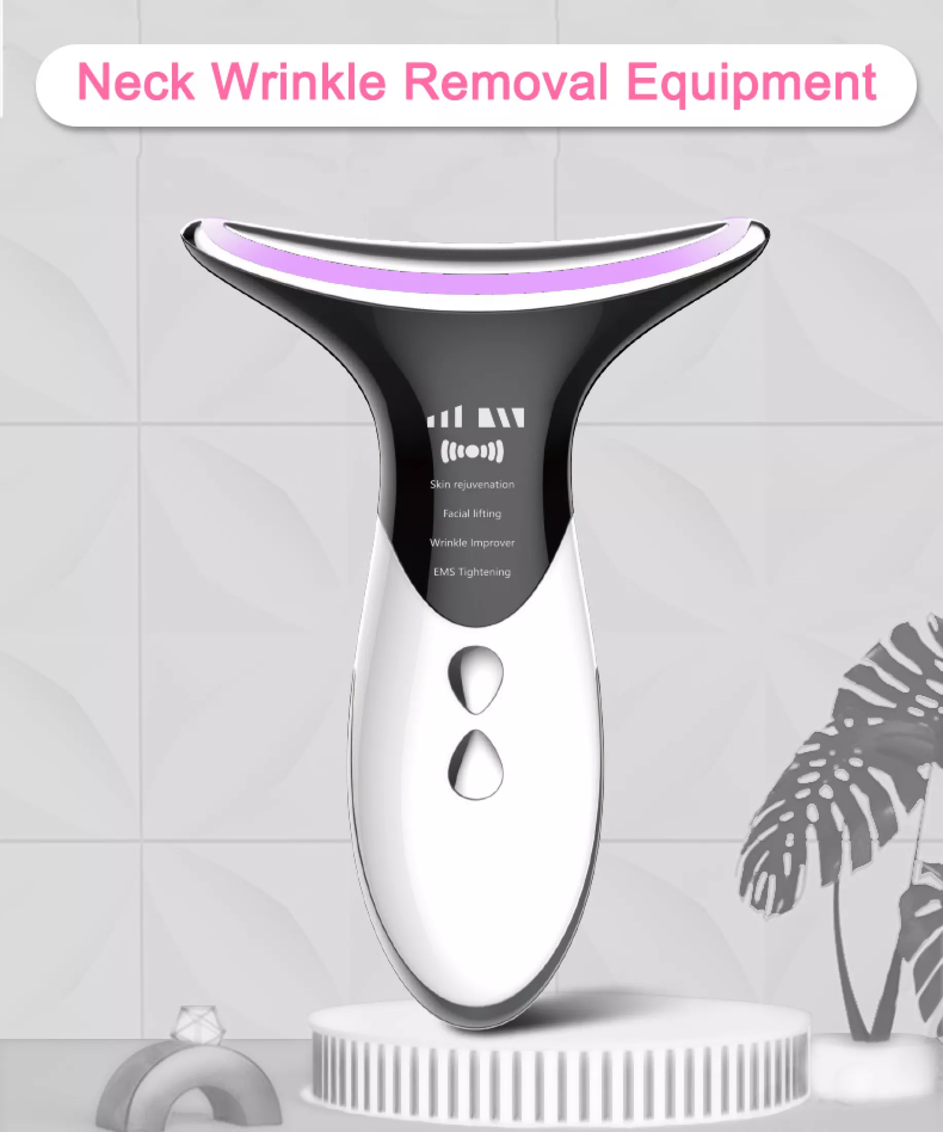 Double Chin Lifting Firming Remover Face Neck Massager V Face Lift Machine RF Facial Machine Beauty Device