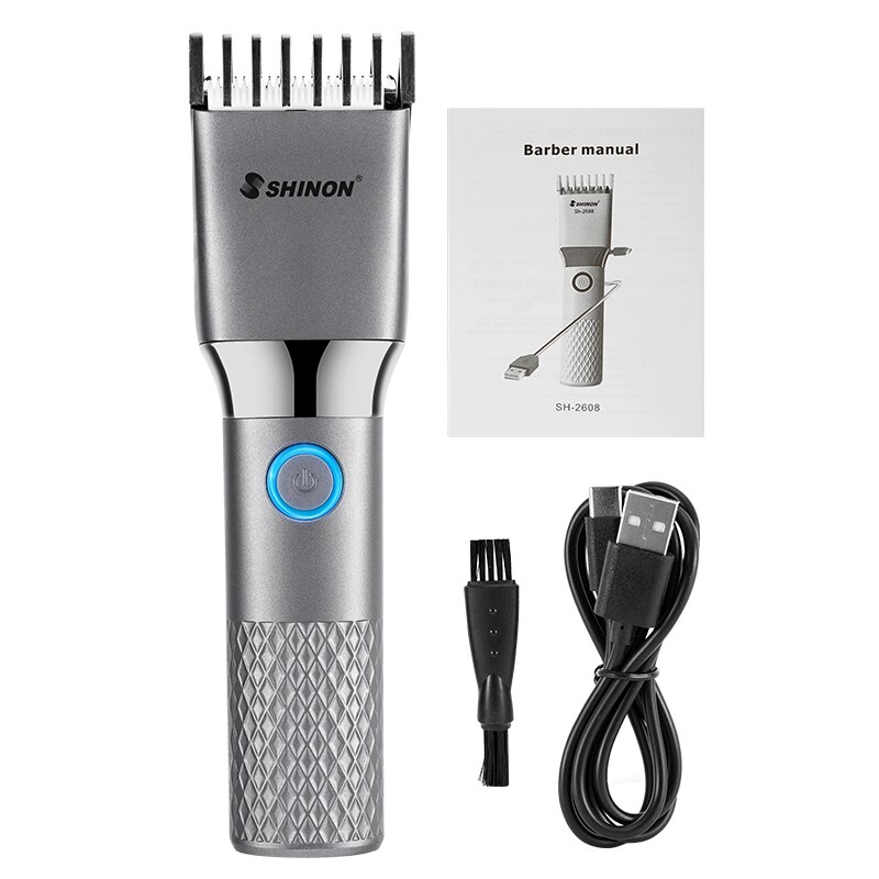 USB Electric Hair Clipper Low Noise Ceramic Cutter Blade Hair Fast Charging Hair Trimmer For Men Adults Kids Clipper Haircut