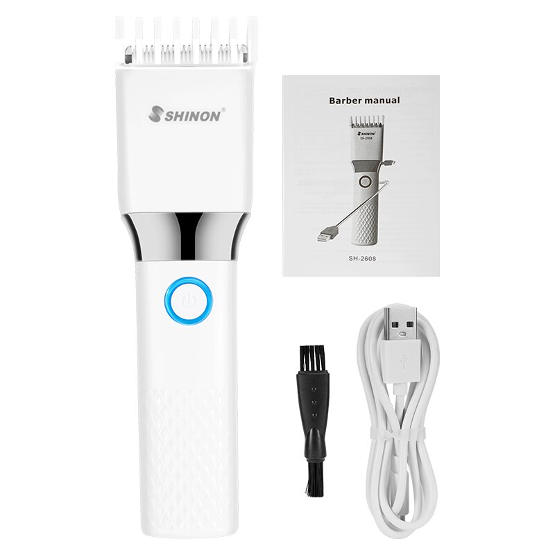 USB Electric Hair Clipper Low Noise Ceramic Cutter Blade Hair Fast Charging Hair Trimmer For Men Adults Kids Clipper Haircut