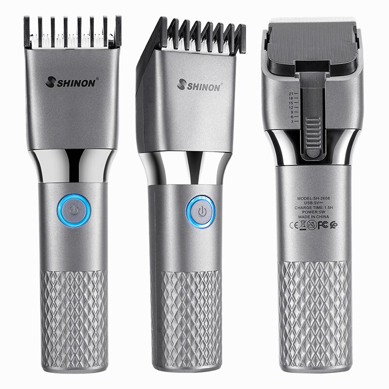 USB Electric Hair Clipper Low Noise Ceramic Cutter Blade Hair Fast Charging Hair Trimmer For Men Adults Kids Clipper Haircut