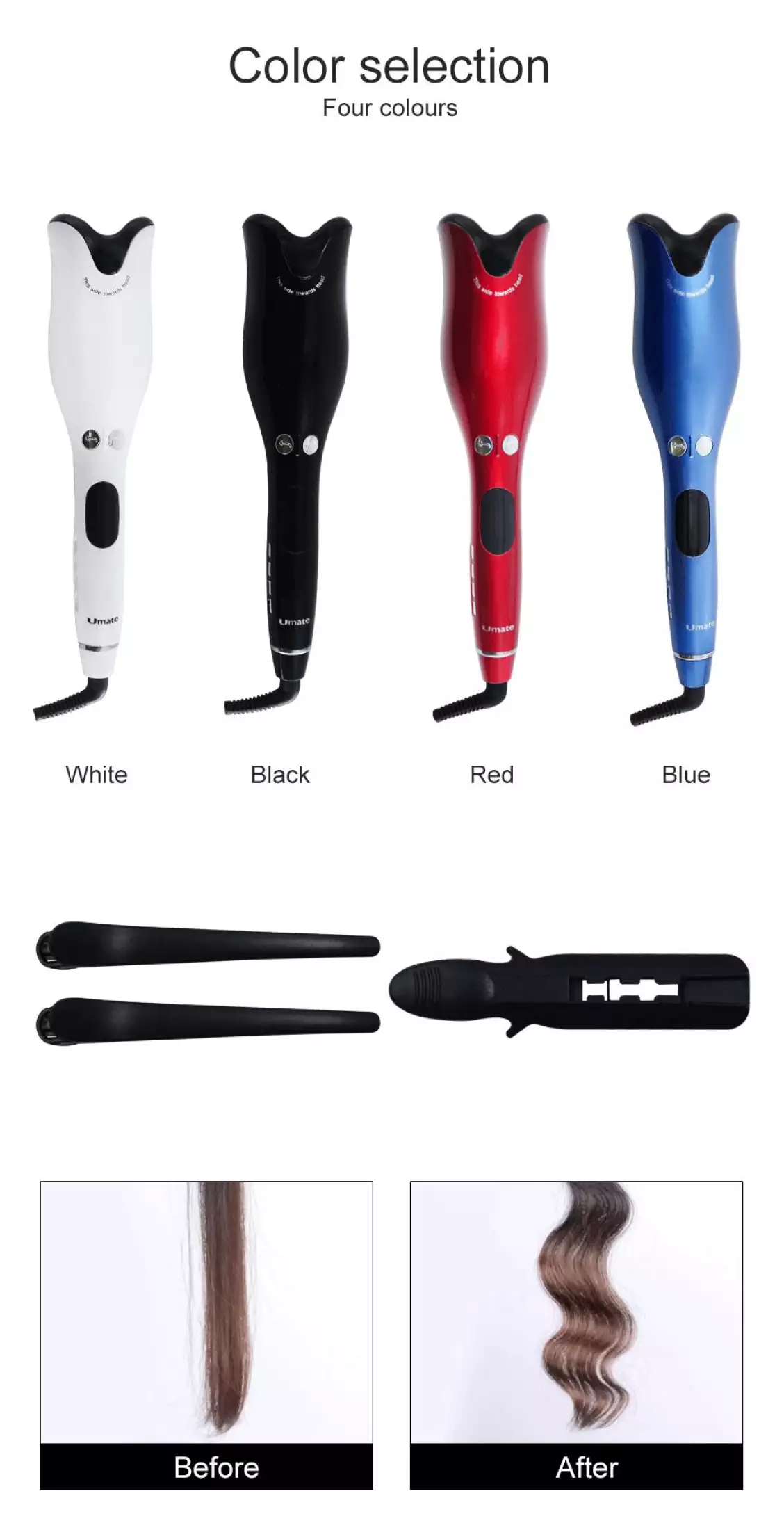 Automatic Hair Curler Wand Hair Styling Tools Magic Roller Curling Iron Rose-shaped Multi-Function