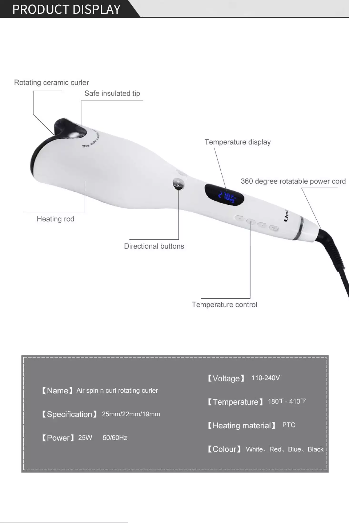 Automatic Hair Curler Wand Hair Styling Tools Magic Roller Curling Iron Rose-shaped Multi-Function