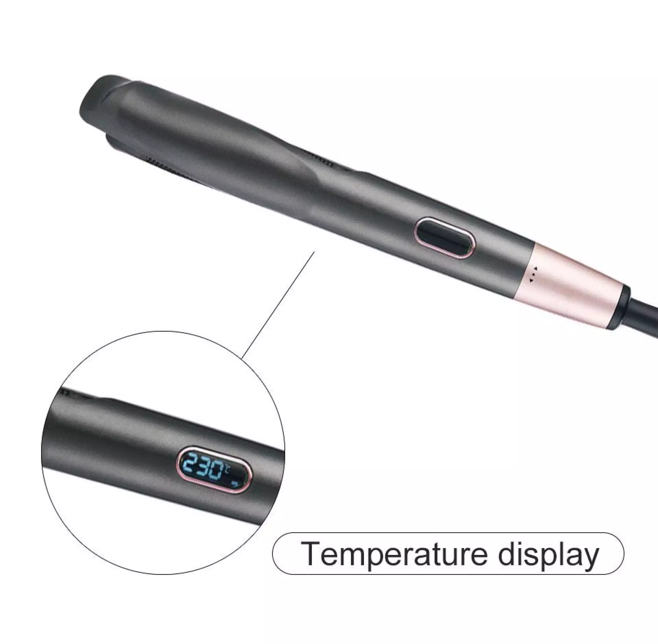 Professional 2 in 1 Hair Curler Hair Straightener Wet & Dry Flat Iron Hair Styler