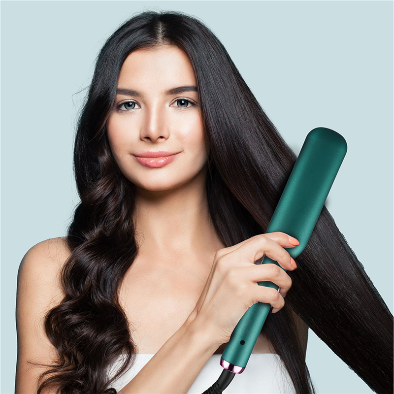 Fast Heating Comb Smooth Electric Hair Straightener Brush Ceramic Temperature LED Negative Ions Hair Straightening Comb for Women