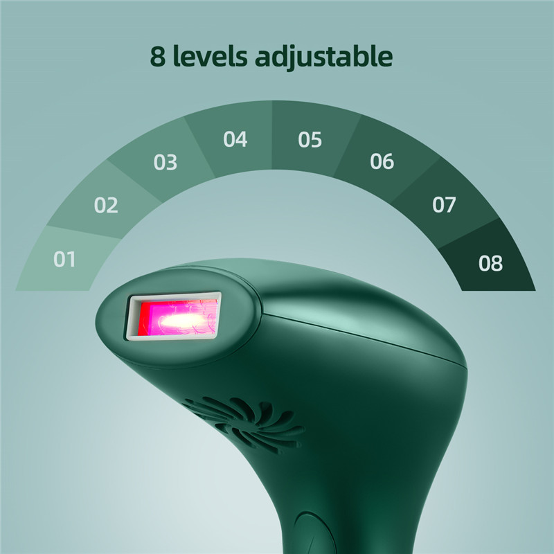 900,000 Flashes IPL Permanent Hair Removal Device with 8 Energy Levels Painless Laser Epilator for Both Men and Women Bikini Legs Armpit Arm Hair Removal Machine