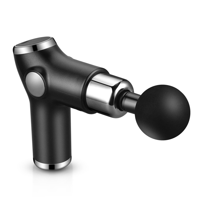 LED Display Fascia Gun Muscle Massage Gun Vibration Body Deep Tissue Percussion Muscle Massager Pain Relief USB Rechargeable for Fitness Equipment