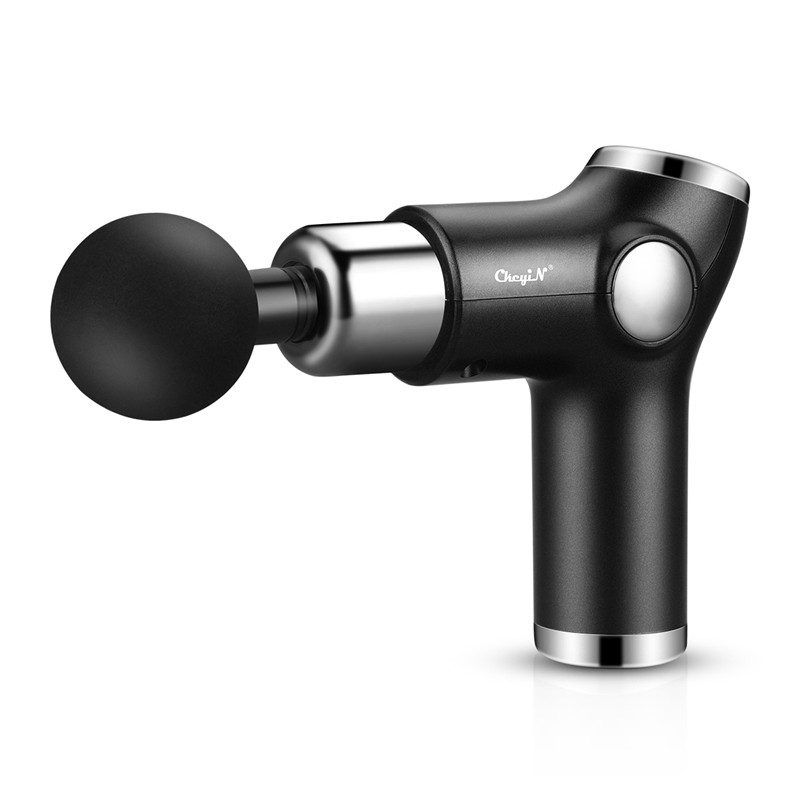 LED Display Fascia Gun Muscle Massage Gun Vibration Body Deep Tissue Percussion Muscle Massager Pain Relief USB Rechargeable for Fitness Equipment