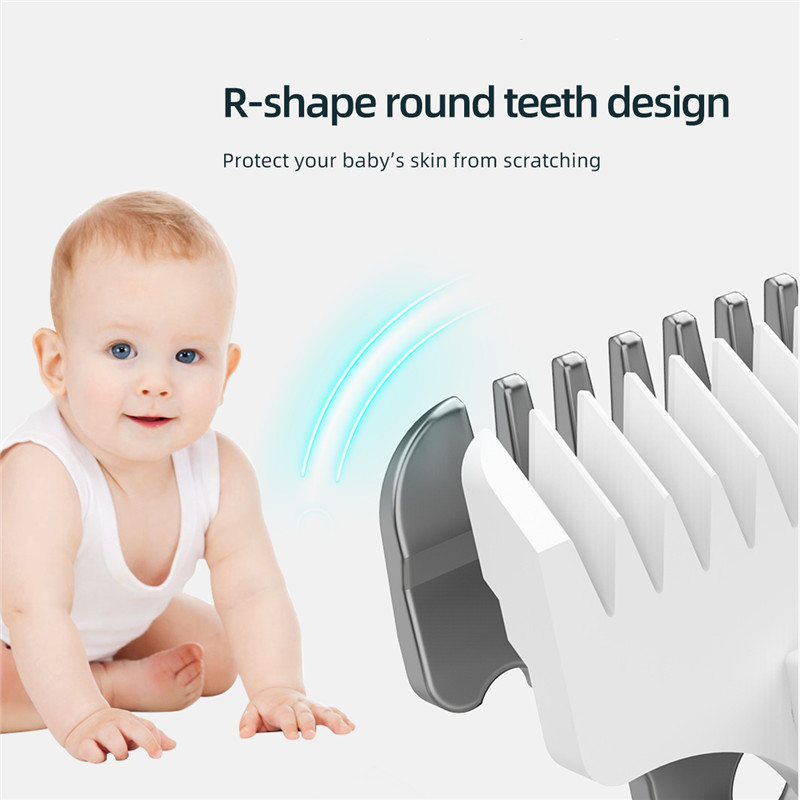 Electric Baby Hair Clipper Child Low Noise Cutting Machine Suction Hair Shaver Waterproof