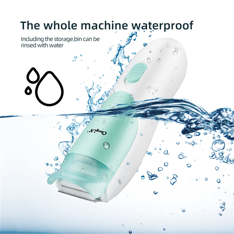 Electric Baby Hair Clipper Child Low Noise Cutting Machine Suction Hair Shaver Waterproof
