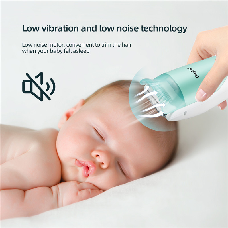 Electric Baby Hair Clipper Child Low Noise Cutting Machine Suction Hair Shaver Waterproof