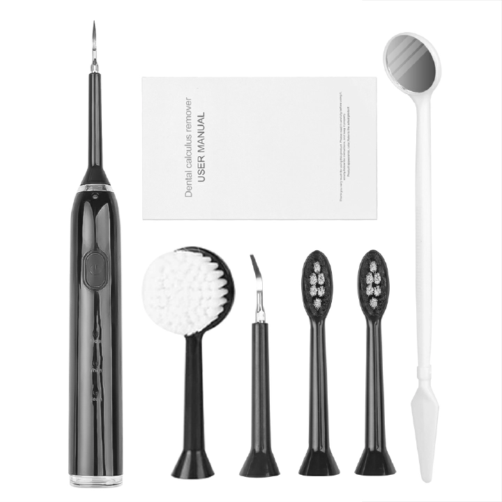4 In 1 Electric Oral Irrigator Dental Tartar Mirror Professional Dental Calculus Remover Sonic Toothbrush Oral Stain Remover Kit