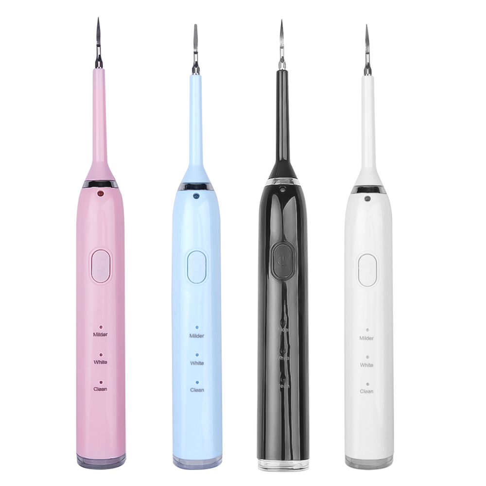 4 In 1 Electric Oral Irrigator Dental Tartar Mirror Professional Dental Calculus Remover Sonic Toothbrush Oral Stain Remover Kit