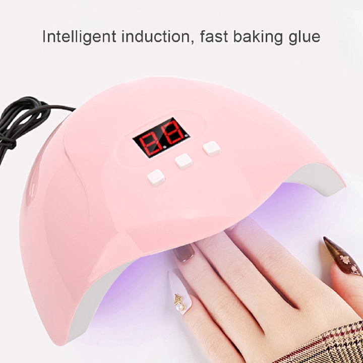 54W 18 Led Lights Nail Dryer Uv Lamp Curing Nail Polish Gel Ice Pofession Varnish Lamp Auto Sensor Nail Art Manicure Tool